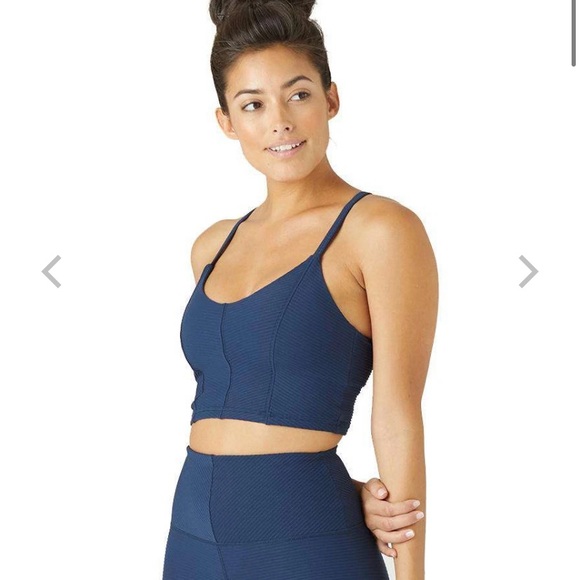 Glider charge bra in navy - Picture 2 of 4